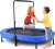 ANCHEER Trampolin für 2 Kinder, Faltbar Wasserdicht Fitness JumpingTrampoline für Indoor/Outdoor/Garten/Drinnen, Kindertrampolin mit Verstellbarem…