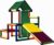 move and stic Nemo Mein erstes Spielhaus mit Kleinkindrutsche für Kinderzimmer oder Spielzimmer genauso geeignet wie im Garten Multicolor