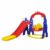 Sweety-Toys Rutsche »Sweety Toys 12718 Schaukel und Rutsche Spielset 3-in 1 Produkt rot/gelb/blau mit Basketballkorb im Eifelturmdesign«